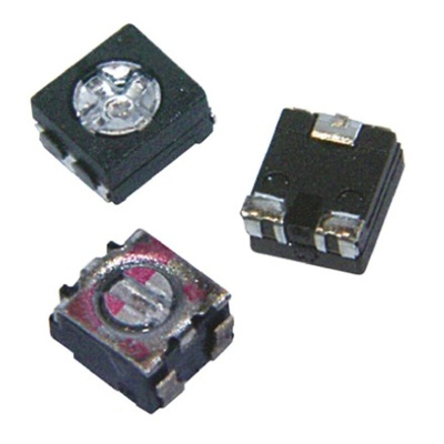 100kΩ, SMD Trimmer Potentiometer 0.05W Top Adjust TE Connectivity, 3203