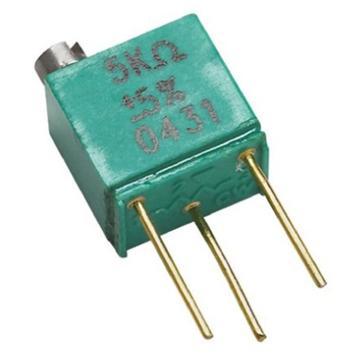 100Ω, Through Hole Trimmer Potentiometer 0.25W Top Adjust Vishay Foil Resistors, 1240