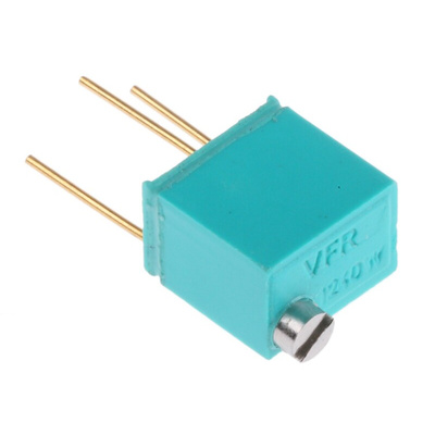 10kΩ, Through Hole Trimmer Potentiometer 0.25W Top Adjust Vishay Foil Resistors, 1240