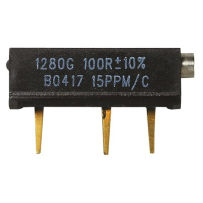 20kΩ, Through Hole Trimmer Potentiometer 0.75W Side Adjust Vishay Foil Resistors, 1280G