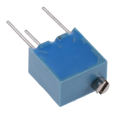 1kΩ, Through Hole Trimmer Potentiometer 0.25W Top Adjust Bourns, PV37