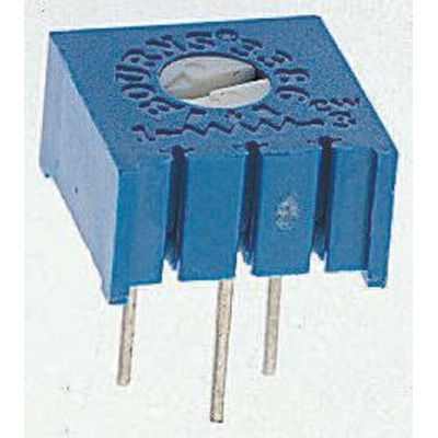 250Ω, Through Hole Trimmer Potentiometer 0.5W Top Adjust Bourns, 3386