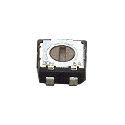 100kΩ, SMD Trimmer Potentiometer 0.25W Top Adjust Nidec Components, ST-4