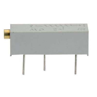 200kΩ, Through Hole Trimmer Potentiometer 0.75W Side Adjust TT Electronics/BI, 89