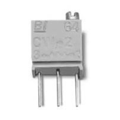 5kΩ, Through Hole Trimmer Potentiometer 0.25 W @ 85 °C Top Adjust TT Electronics/BI, 64