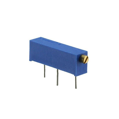 2MΩ, Through Hole Trimmer Potentiometer 0.75W Top Adjust Bourns, 3006