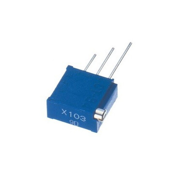Through Hole Trimmer Potentiometer 0.5W Side Adjust NIDEC COPAL ELECTRONICS GMBH