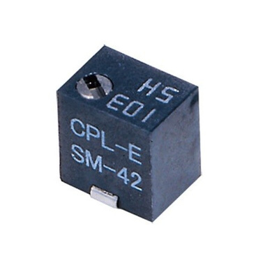 SMD Trimmer Potentiometer 0.25W Top Adjust NIDEC COPAL ELECTRONICS GMBH
