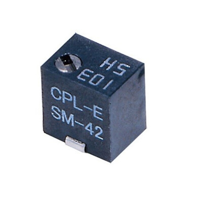 SMD Trimmer Potentiometer 0.25W Top Adjust NIDEC COPAL ELECTRONICS GMBH