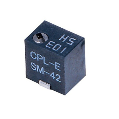 SMD Trimmer Potentiometer 0.25W Top Adjust NIDEC COPAL ELECTRONICS GMBH