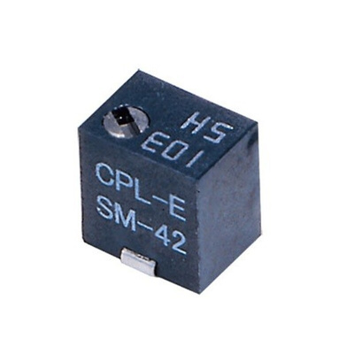 SMD Trimmer Potentiometer 0.25W Top Adjust NIDEC COPAL ELECTRONICS GMBH
