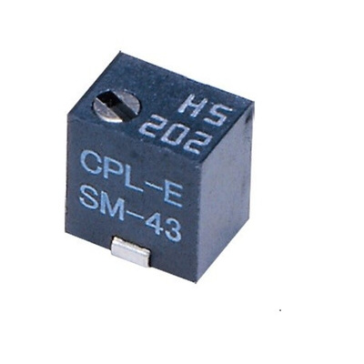 SMD Trimmer Potentiometer 0.25W Top Adjust NIDEC COPAL ELECTRONICS GMBH