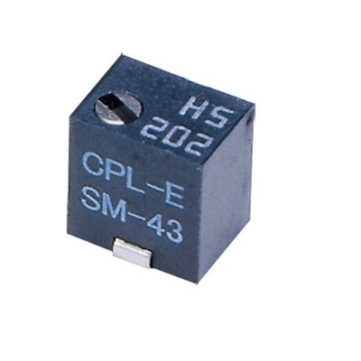 SMD Trimmer Potentiometer 0.25W Top Adjust NIDEC COPAL ELECTRONICS GMBH