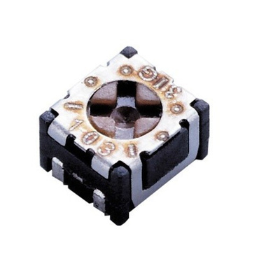 SMD Trimmer Potentiometer 0.1W Top Adjust NIDEC COPAL ELECTRONICS GMBH